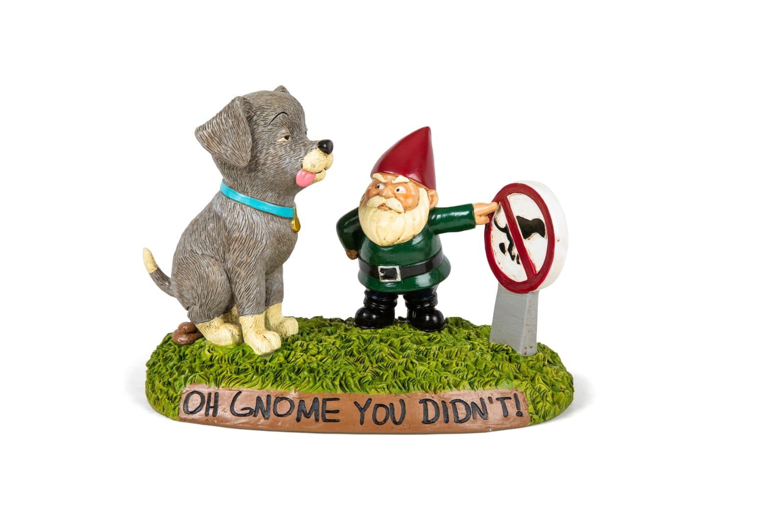 BigMouth Dog Poop Gnome Garden Statue Figure