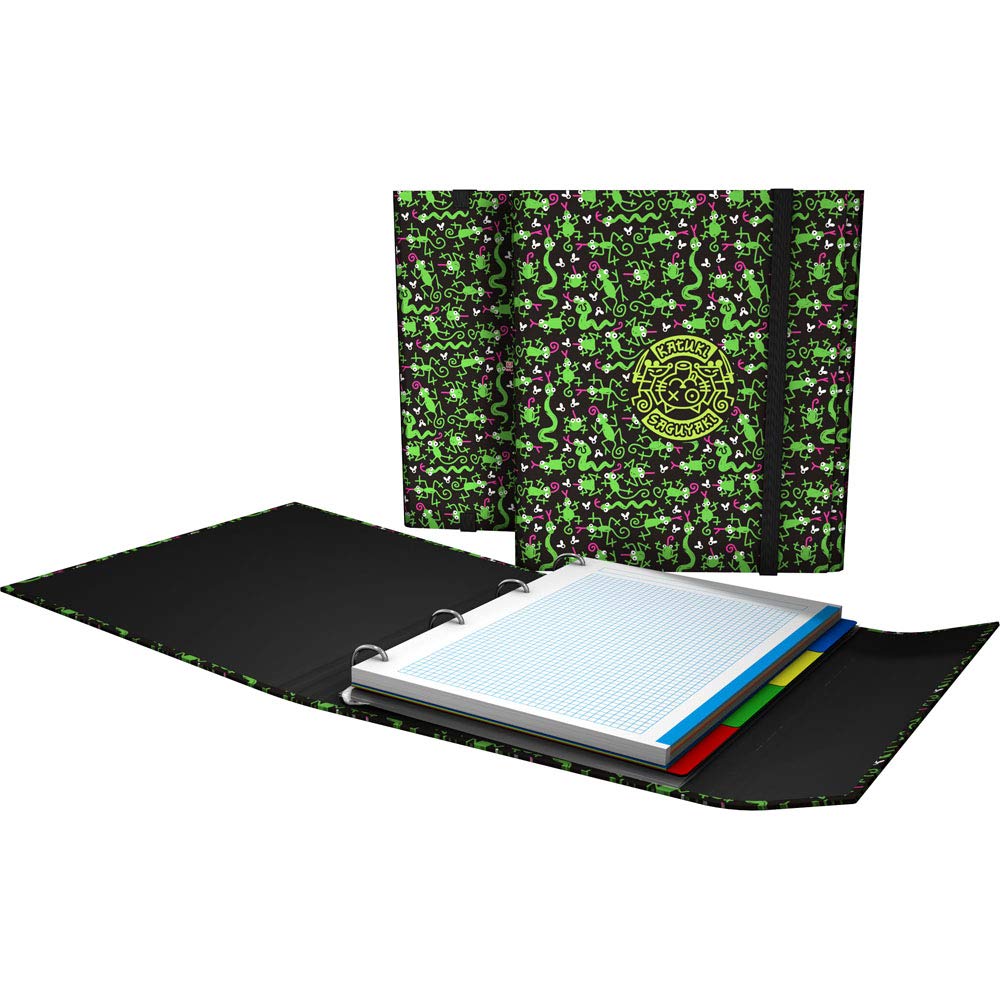 Grafoplás 88211978 Katuki Saguyaki Collection 4-Ring Binder & Model Tongues, A4