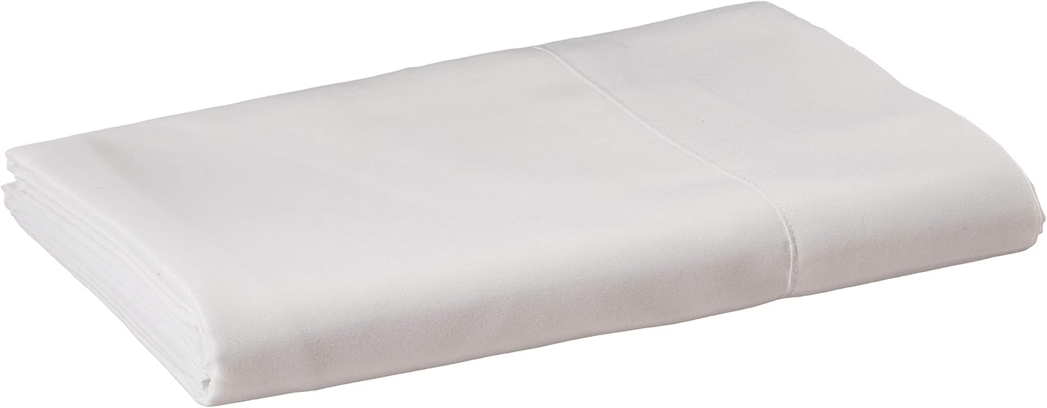 CC&DD HOME FASHION Velvety Brushed Microfiber Flat Sheets, 2-Pack Twin, White: Home & Kitchen