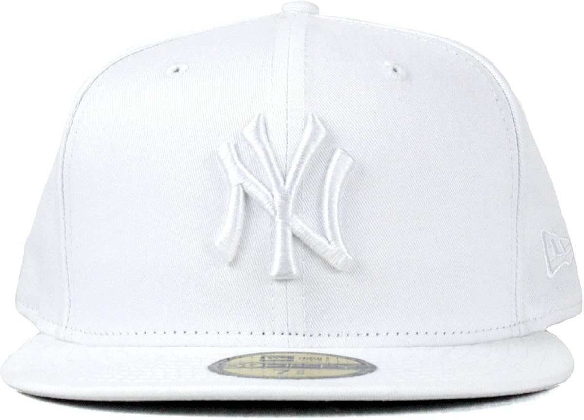 Amazon Newera 59fifty ニューエラ キャップ ストレートキャップ ベースボールキャップ メンズ レディース 男性 女性 Ny ニューヨーク ヤンキース 白白 ホワイト ホワイト 71 2 59 6cm ストリート ヒップホップ ダンス キャップ 通販