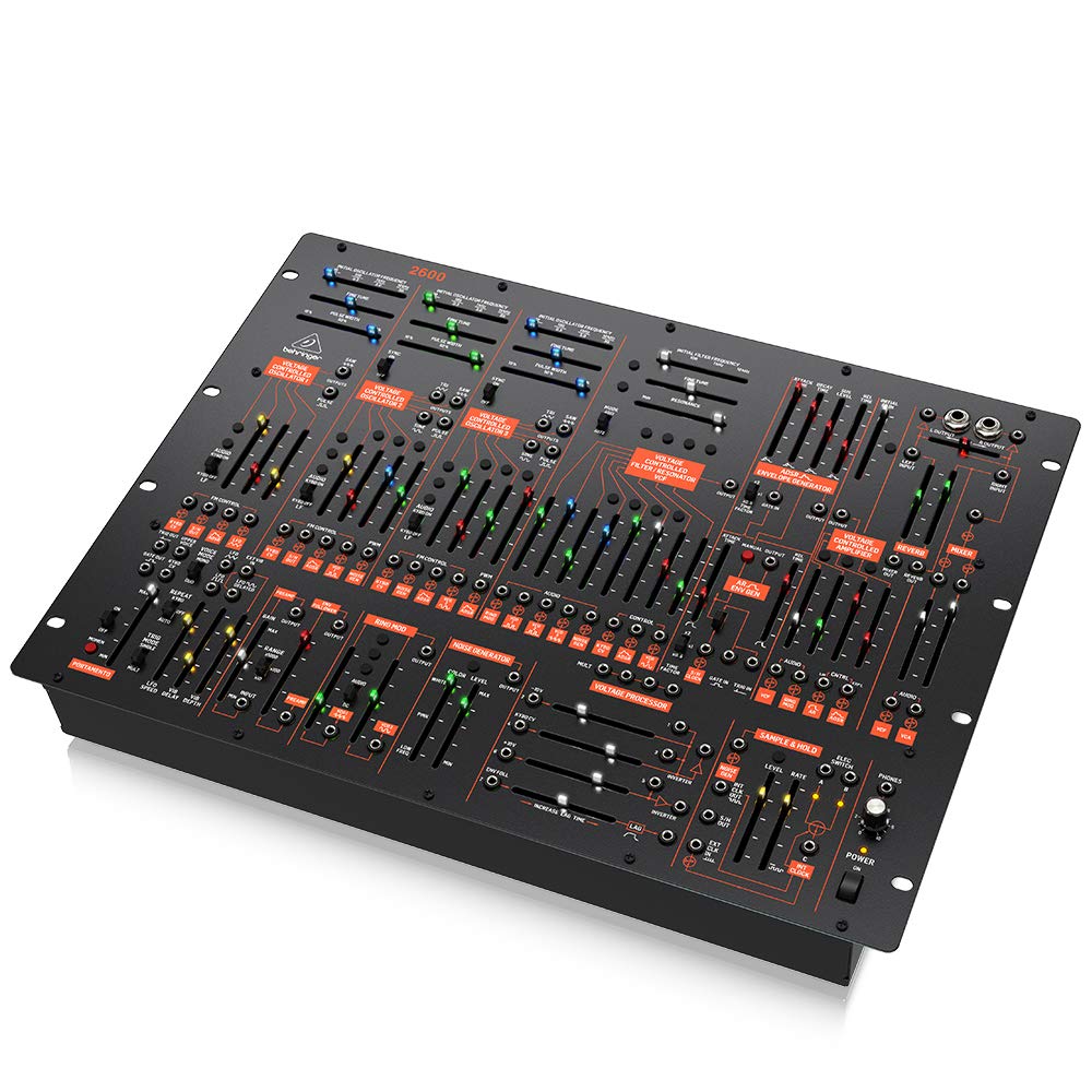 Analog Synth Rack Mua Behringer Semi-Modular 8U Rack Mount Analog Synthesizer 2600 Black ...