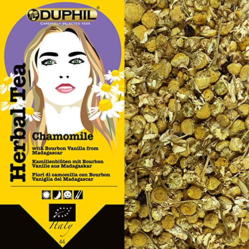 Duphil | BIO Kamillentee mit Orange und echte Vanillestückchen Kräutertee Premium lose europäische Kamillenblüten im… – Bild 3