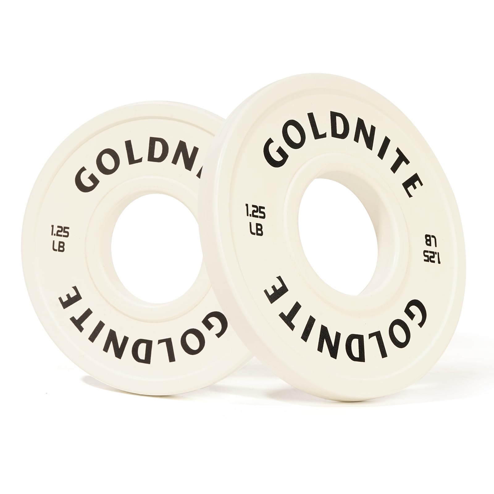 Photo 1 of GOLDNITE Change Plates 1.25LB Set Rubber Coated Fractional Weight Plates Olympic Bumper Plates - Barbell Weights for Strength Training, Crossfit, Home Gym Workouts Powerlifting