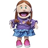 14" Amy, Peach Girl, Hand Puppet