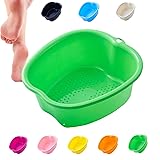PrimeMain Foot Bath Tub Basins,Large Size Soaking