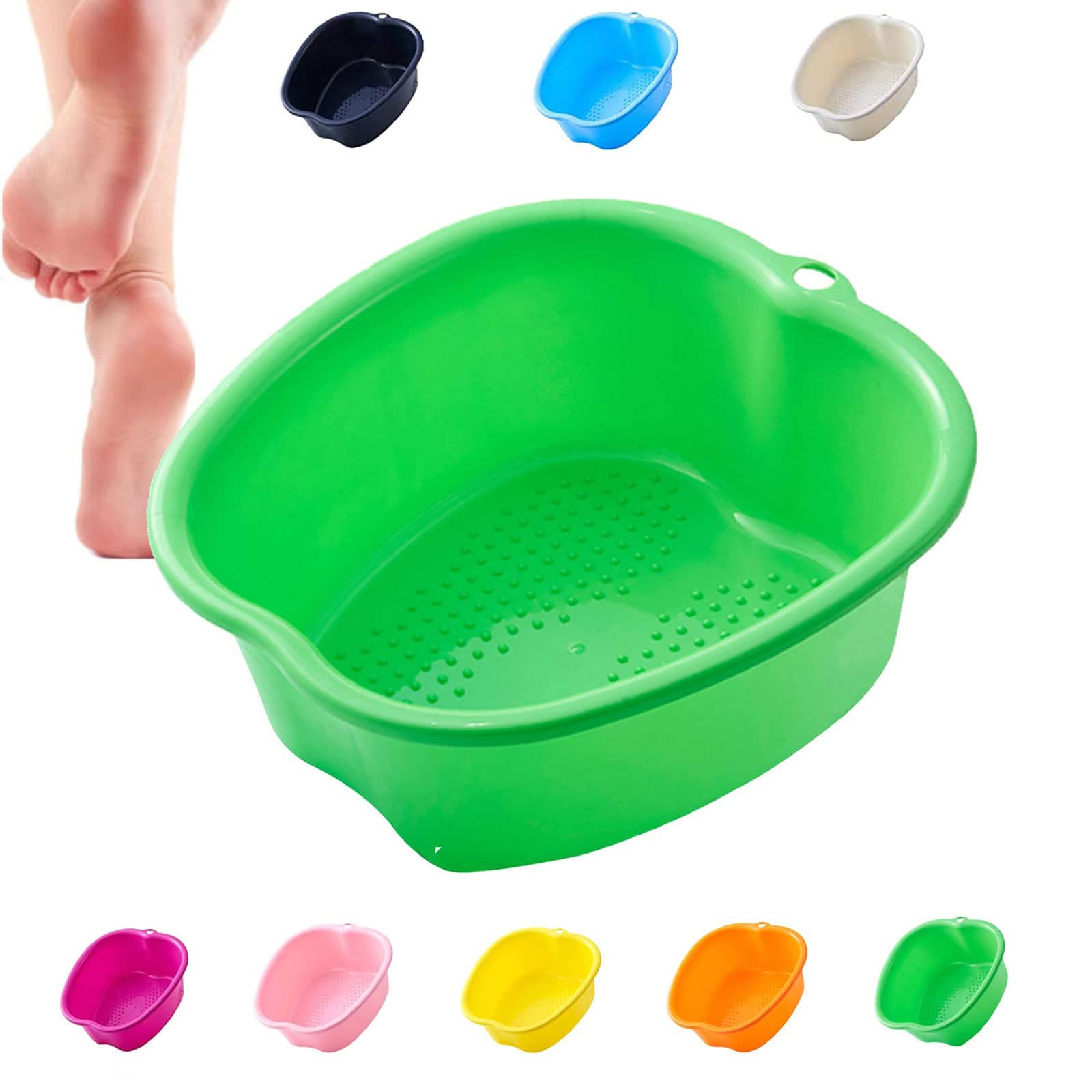 PrimeMain Foot Bath Tub Basins,Large Size Soaking