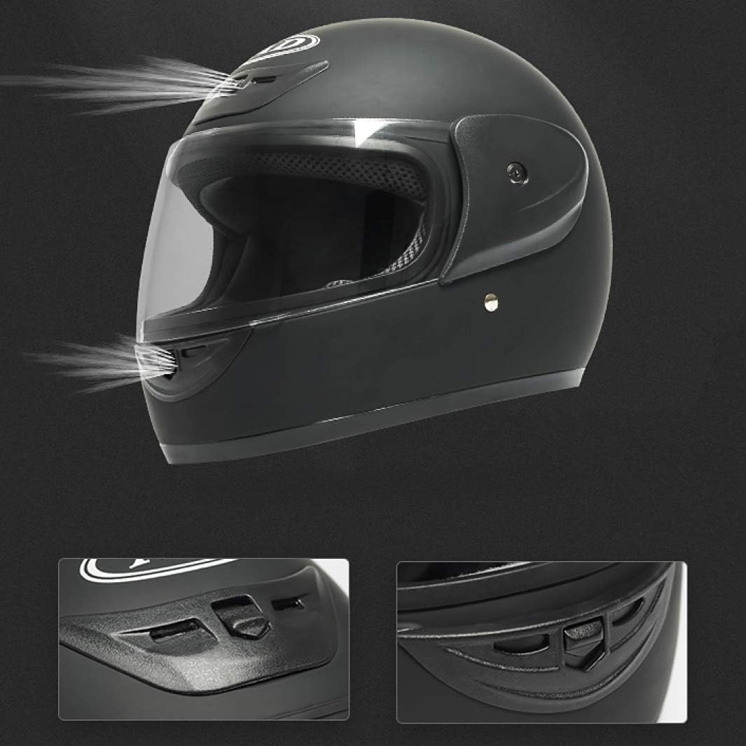 Amazon システムヘルメット フルフェイス 頭囲54 59cm Helmet 男女兼用 バイク ヘルメット フリップアップ 耐衝撃性 通気 原付 オートバイ 艶消し黒い 透明シールド ジェット 車 バイク