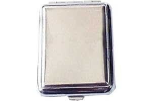 Mini Stainless Steel Match Box, Waterproof Match Holder with Friction Plate, Portable Storage Container