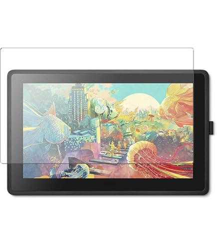 wacom cintiq22 DTK-2260/K0D （フィルム、替芯×10） Amazon | 光沢液晶保護フィルム 防指紋 防気泡 ワコム 液タブ