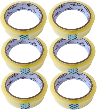 Homebay 6 Pack Clear Packing Tape 24mm x 40m Extra Long Strong Adhesive