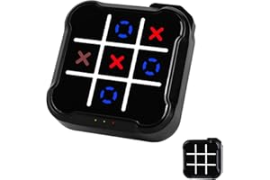 Jeu Tic-Toe 4 en 1 - Jeu éducatif portable - Jeu électronique pour l'éducation et la croissance de la mémoire - Jeu de sociét