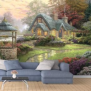 Wall Murals for Bedroom Leaf Large Removable Wallpaper Peel and Stick Wall Stickers - 66x96 inches