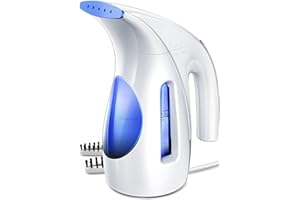 HiLIFE Steamer for Clothes, Portable Handheld Design, 240ml Big Capacity, 700W, Strong Penetrating Steam, Removes Wrinkle, for Home, Office(ONLY FOR 120V)