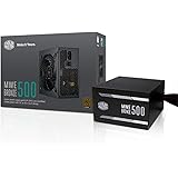 Cooler Master MWE 500 Bronze, 80+ Bronze Certified 500W Power Supply, 3 Year Warranty
