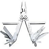 SOG PowerLock Multi-Tool S60N-CP - 18 Tools, Satin Polished, Nylon Sheath, Compound Leverage