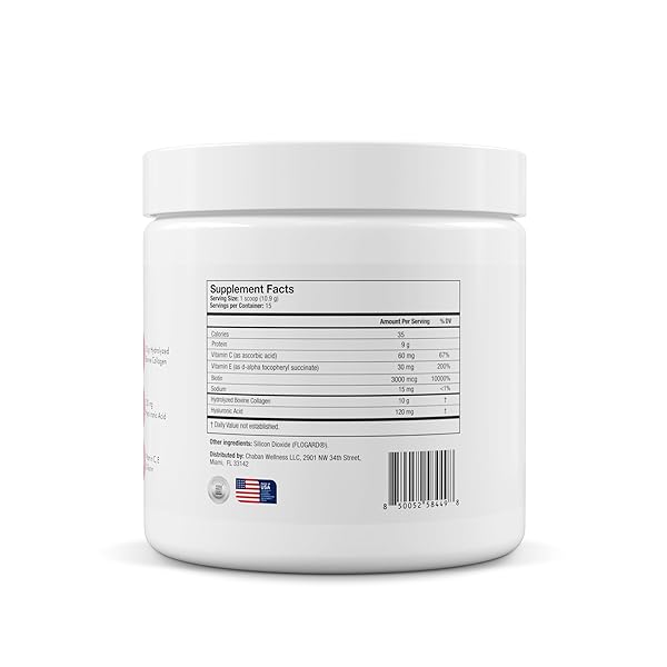 YES YOU CAN! NATURAL GLOW BEAUTY COLLAGEN POWDER – 10G HYDROLYZED COLLAGEN WITH BIOTIN, HYALURONIC ACID, VITAMINS C & E – SKIN, HAIR & NAIL SUPPORT – 15 SERVINGS (UNFLAVORED)