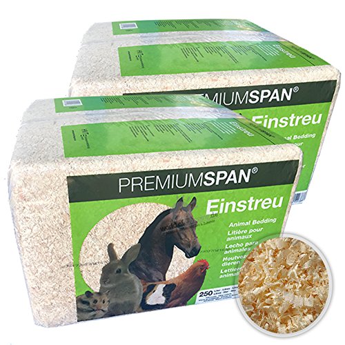 camping.parts Premium Tierstreu Kleintierstreu Tiereinstreu Einstreu Streu Holzspäne Sägespäne Hobelspäne | 20Kg = 500L Volumen Vorrat | Premiumspan pet