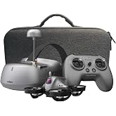 APEX FPV Drone Kit,Brushless RC Quadcopter with 3 Batteries | Corax with Optical Flow Positioning,Turtle Mode,Anti-loss Beeper,OSD,DVR,Dual-Protocol 500mW Radio TX，Support FPV Simulator