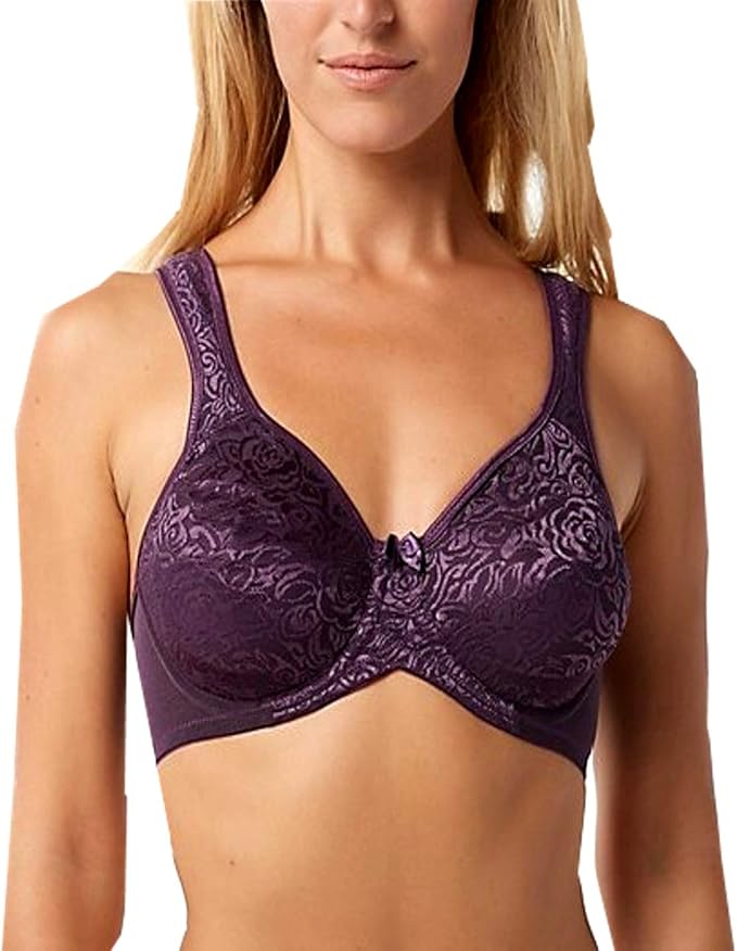 Breezies Wild Rose Lace Seamless Underwire Bra at Amazon Women’s