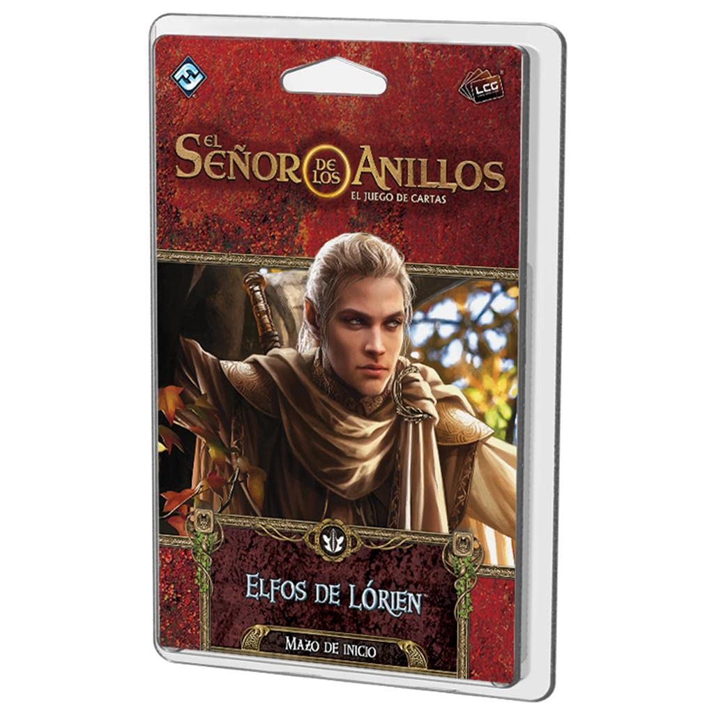Fantasy Flight Games MEC104ES The Lord of the Rings LCG – Elves of Lorien Home Deck – Spanish Card Game