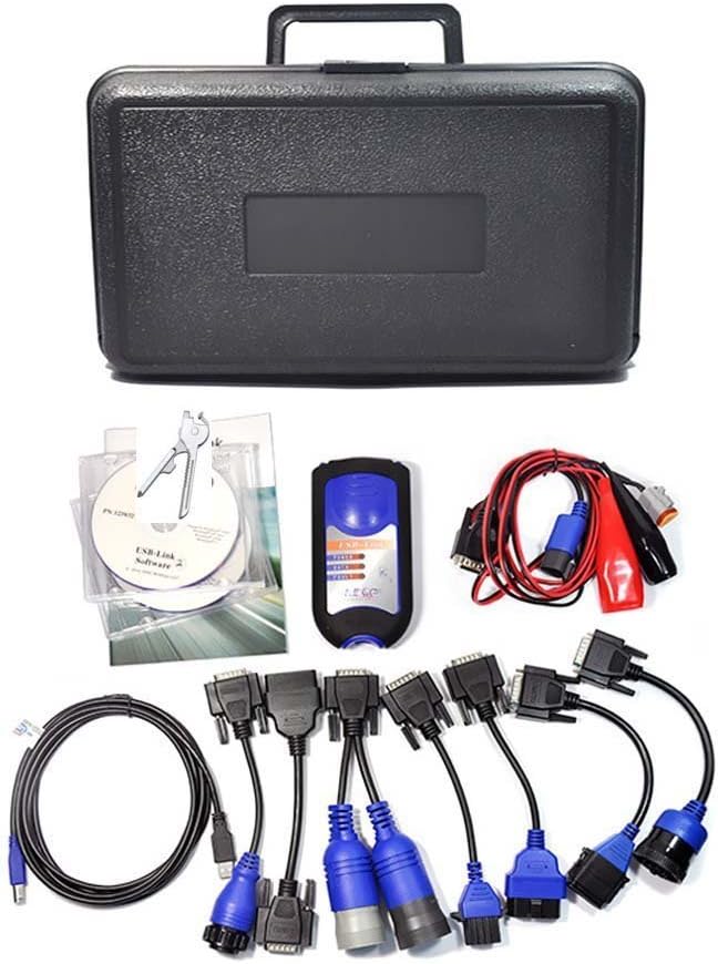 XTruck 125032 Diagnosis Diagnostic OBD2 USB Link Software Diesel Truck Interface and Software with All Installers.OBD2 Cables 3-5 Days Return Without Reasons.