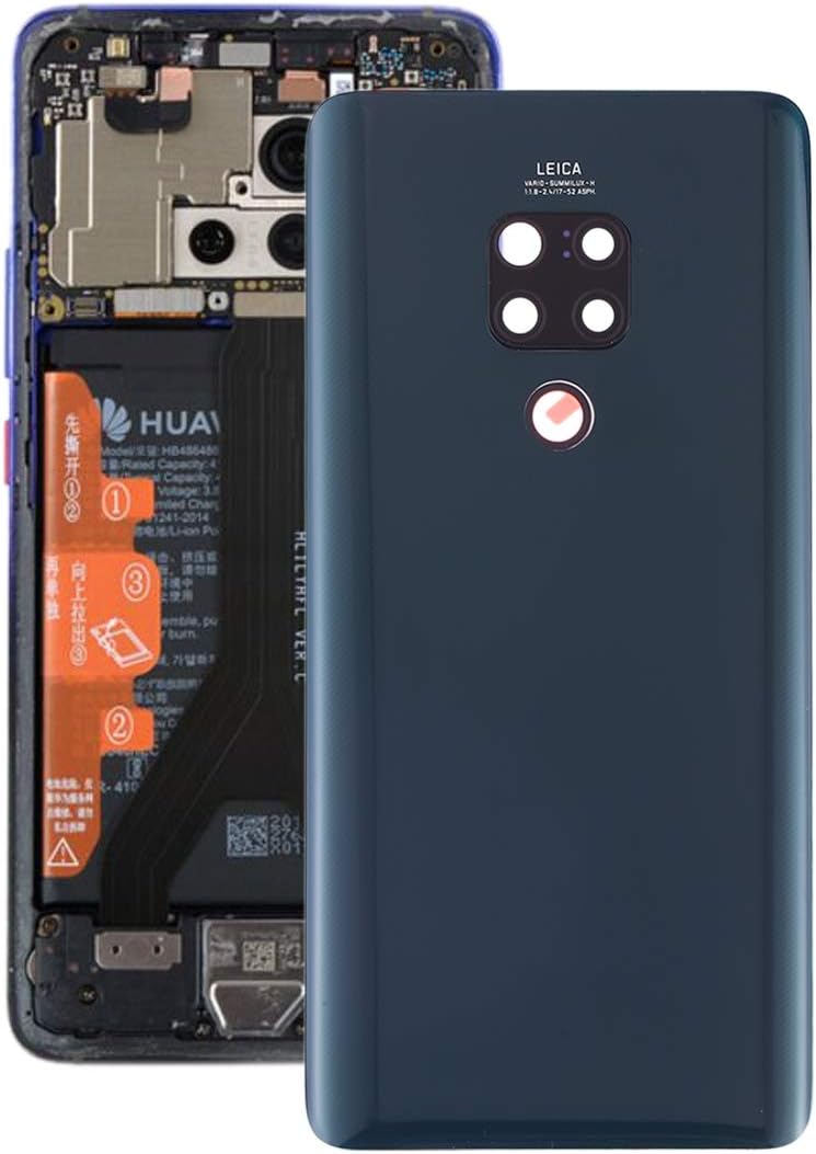 XULILIN Replace The New Battery Back Cover，Original Quality，Easy to Install，Battery Endorse Cover with Camera Lens for Huawei Mate 20(Green) (Color : Green)