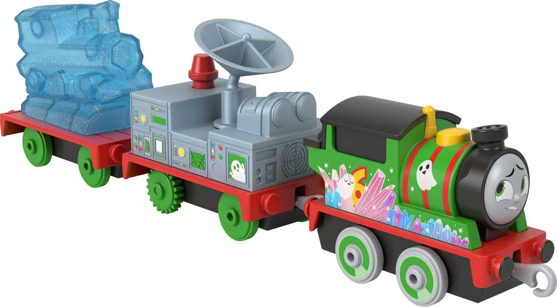 Fisher-Price Thomas & Friends Old Mine Percy die-cast Push-Along Toy Train Engine