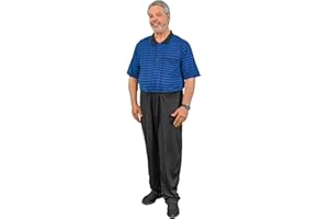 Ovidis Dementia Clothes - Alzheimers Anti-Strip Jumpsuit with Back-Zipper for Elderly Men - Bobby