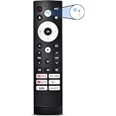 Replacement for Hisens Smart Google TV Voice Remote Control | Replacement for Hisense Google Smart TV Voice Remote Replacement 4K QLED UHD Mini-LED Quantum ULED Series Remotes Control