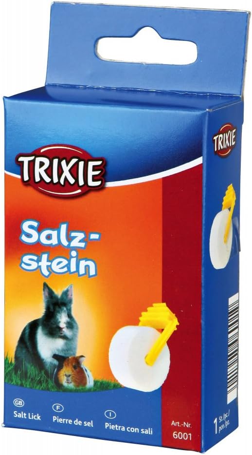Trixie Salt Lick Wheel, 84 g, Item number: 6001, for e.g. B. Guinea pigs, rabbit, content/weight: 84 g, 1 g (Pack of 1)