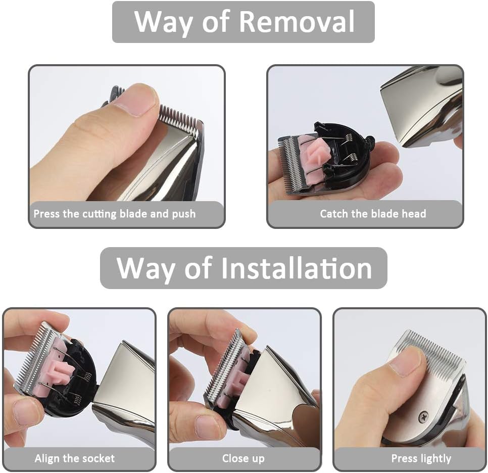 AUSHEN Dog Clippers, Dog Grooming Clippers with High Power for Thick Heavy Coats Professional Rechargeable Cordless Low Noise Dog Hair Shaver for Small & Large Dogs Cats and Other Pets