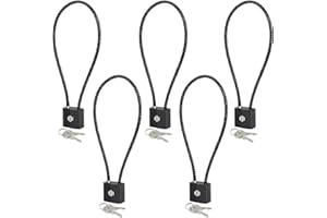 HOX Cable Gun Locks with Keys - Keyed Alike Cable Gun Safe Lock, for Firearm Locking and Safety