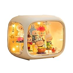 Display case for Figures with Light Adjustable