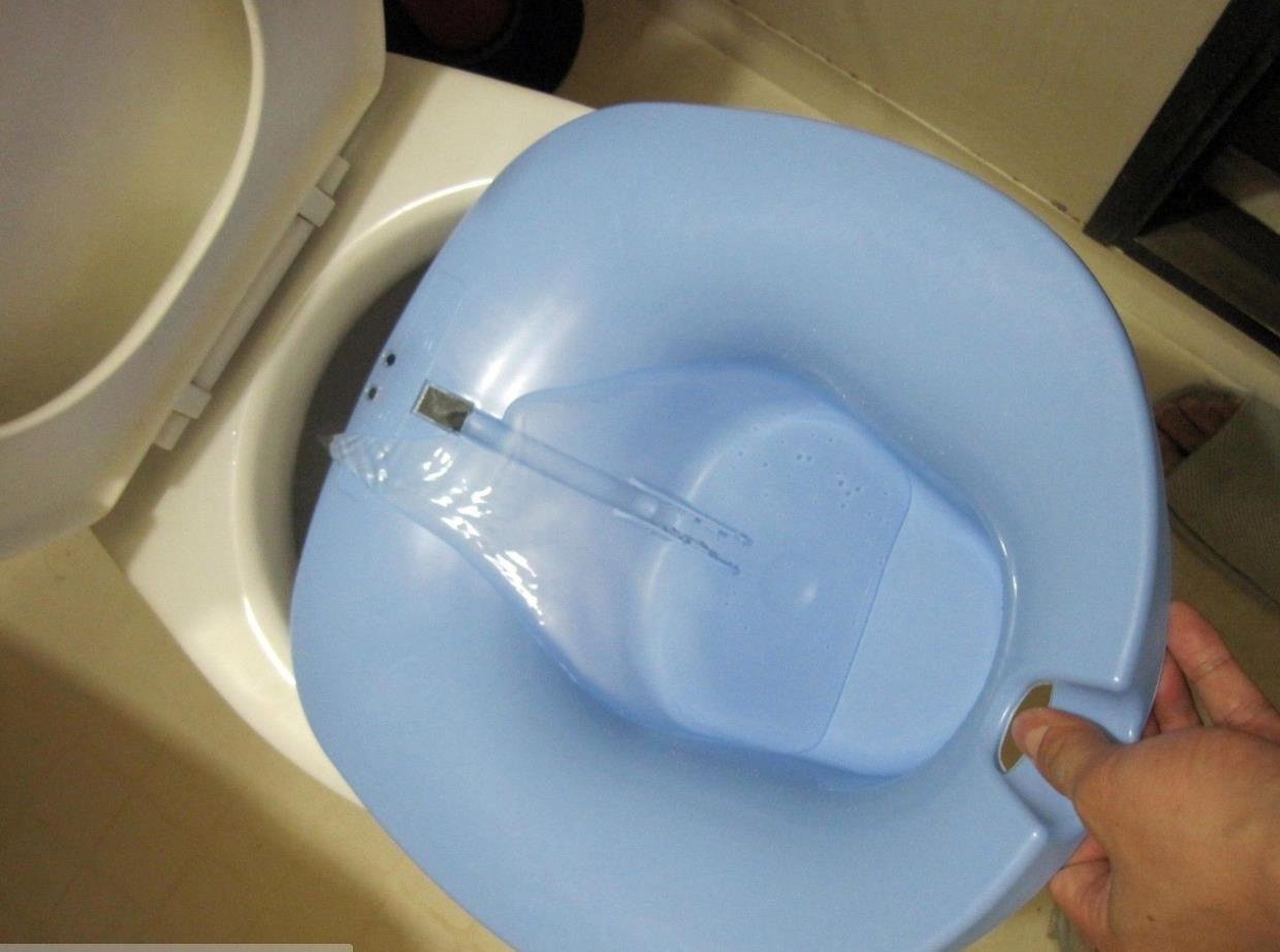 Flexible Sitz Bath Toilet Bidet pregnant woman,patient,hemorrhoids