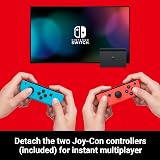Nintendo Switch Neon Red/Blue Console Only Brand New view 4