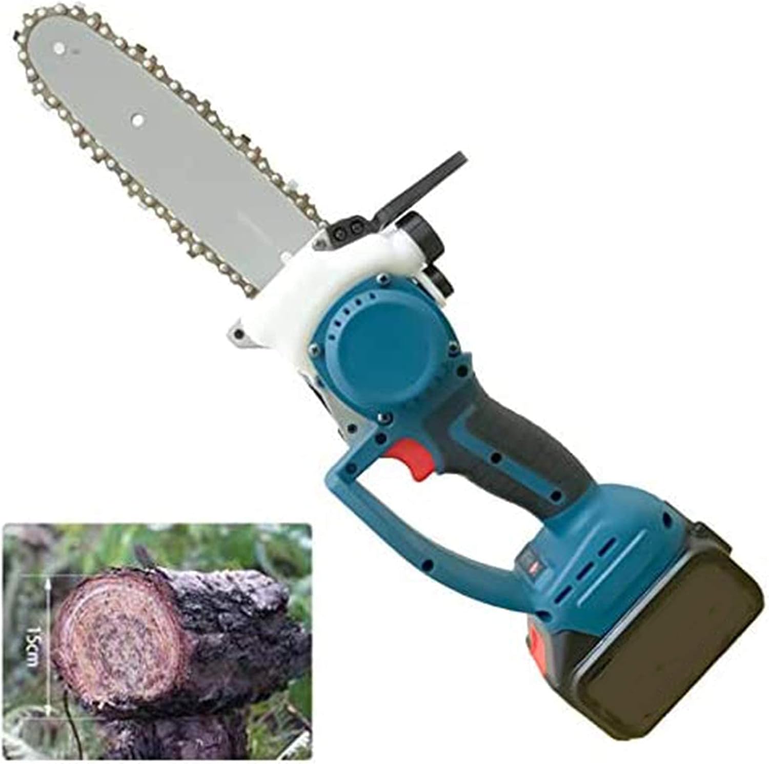 Electric Pruning Saw, Mini Chainsaw Chain Saw Portable Lightweight Saw OneHand Electric Pruning