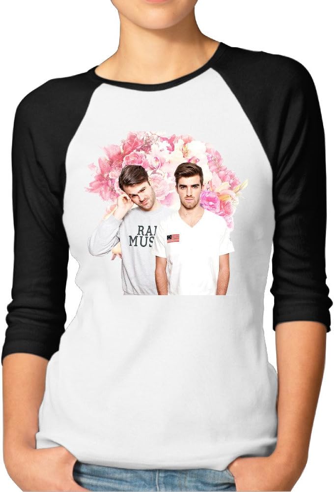 MAYOYIAII Women's The Chainsmokers 3/4 Sleeve Baseball T Shirts