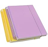 Large Spiral Notebook With Bandage, 2 Pcs 10.2 Inch