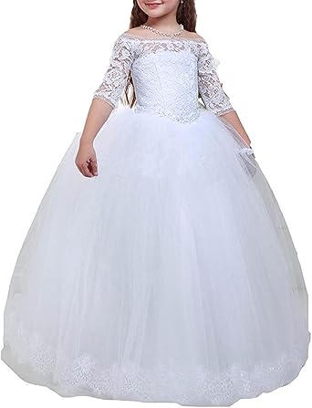 amazon flower girl dresses ivory