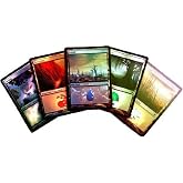 MTG Magic the Gathering 20 Assorted Foil Land (4 Forest, Island, Mountain, Plains, Swamp)