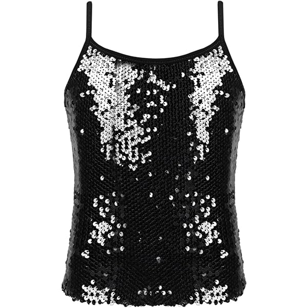 Amazon.com: Kaerm Big Girls Sparkly Sequins Tank Top