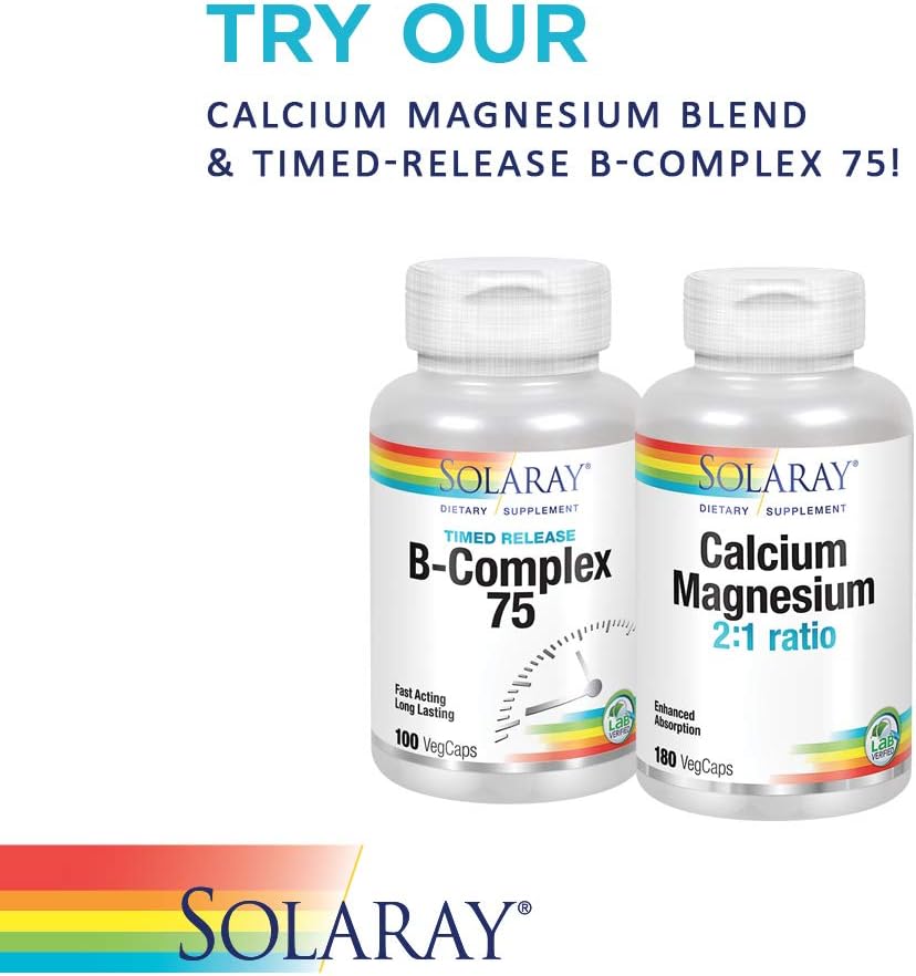 Solaray Vitamin C w/Rose Hips, Acerola & Bioflavonoids | 1000mg | Supports Immune Function & Healthier Skin, Hair, Nails | Non-GMO | Vegan | 250 CT: Health & Personal Care