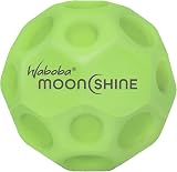 Waboba Moonshine Ball Light Up Moon Hyper Bouncy Glow Green 60mm view 1