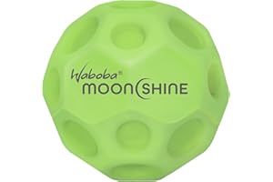 Waboba Moonshine Ball Light Up Moon Ball, Hyper Bouncy Balls That Light Up on Bounce, Fun Toys for Kids, Teenagers, Adults, Boys and Girls