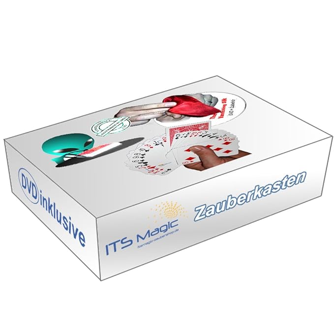 Its Magic Zauberkasten für Erwachsene: Invisible Deck + Selfworking Wonder + Vanishing Silk inkl. DVD, 3 Profi-Zaubertricks m