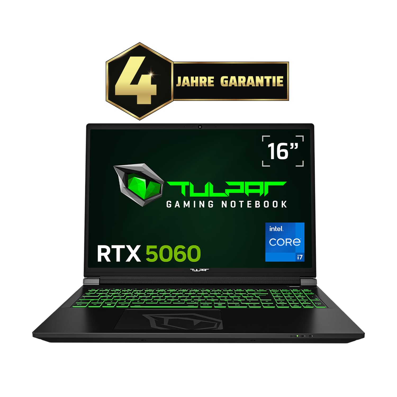 TULPAR T6 V3.5.2 Gaming Laptop | 16'' FHD+ 1920X1200 165HZ IPS LED-Display | Intel Core i7 14700HX | 32 GB RAM | 500 GB SSD | RTX 5060 | Windows 11 Gaming Notebook 2