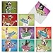 The Best Card Company - 10 Blank Assorted Notecards w/Envelopes (4 x 5.12 Inch) - Boxed Greetings with Dogs, Thinking of You Sentiments - Pet Puppies, Animal - Dog Miss You This Much M6600MYB
