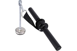 Wrist and Forearm Strengthener, Forearm Strength Trainer Muscle Strength Bearing Bar Wrist Roller Freeweight Roll Rope Fitnes