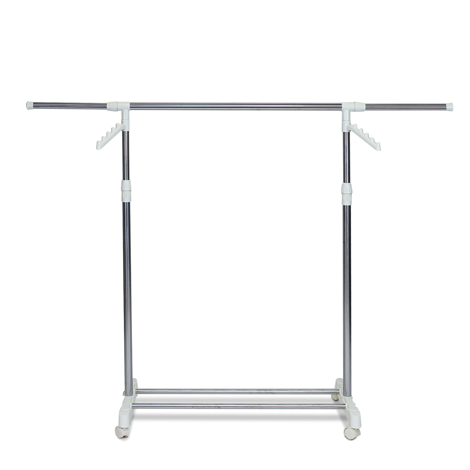 Furinno FNBK-22085 Heavy Duty Single Level Retractable Rolling Drying Rack