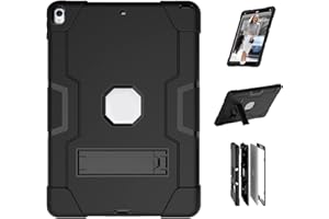 Jaorty Case for iPad Air 3 (3rd Generation) 10.5" 2019,for iPad Pro 10.5" 2017 Case,3 in 1 Hybrid [Soft&Hard] Heavy Duty Rugg
